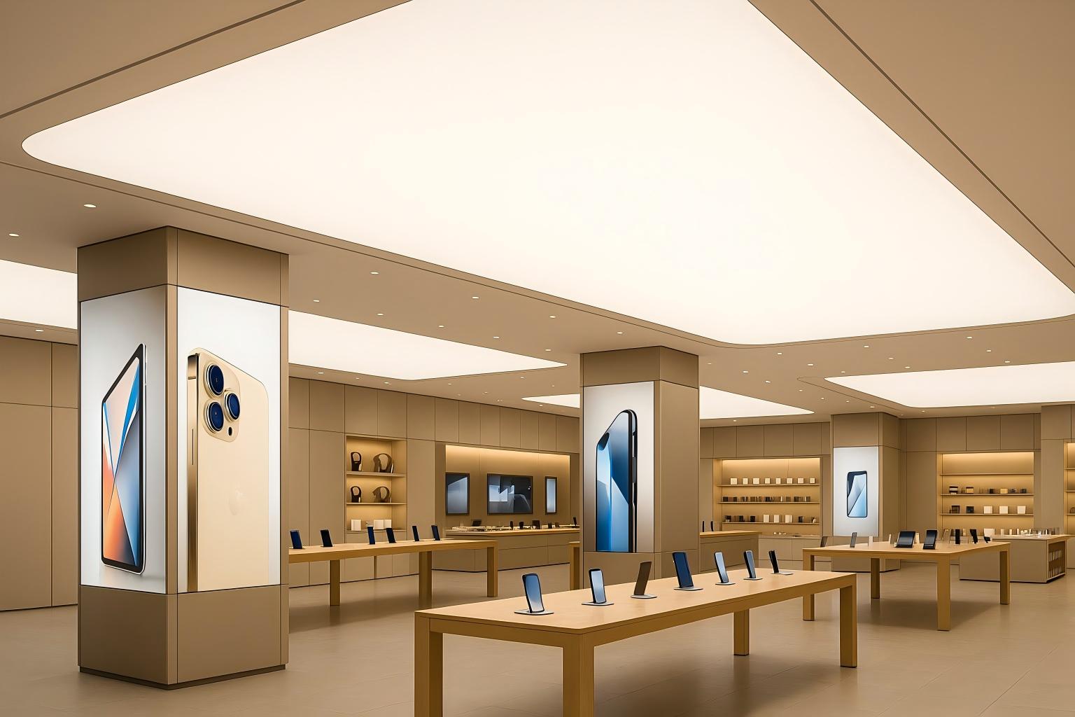 这才是手机店该有的排面！巨型软膜灯箱安装实录