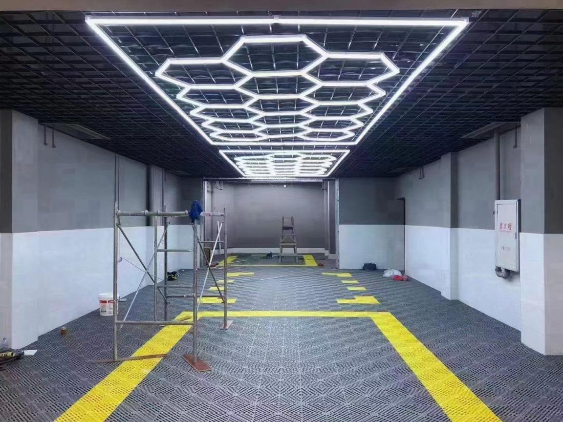 六角蜂窝LED洗车店专用灯