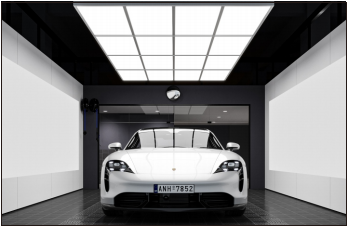 九宫格汽车美容照明