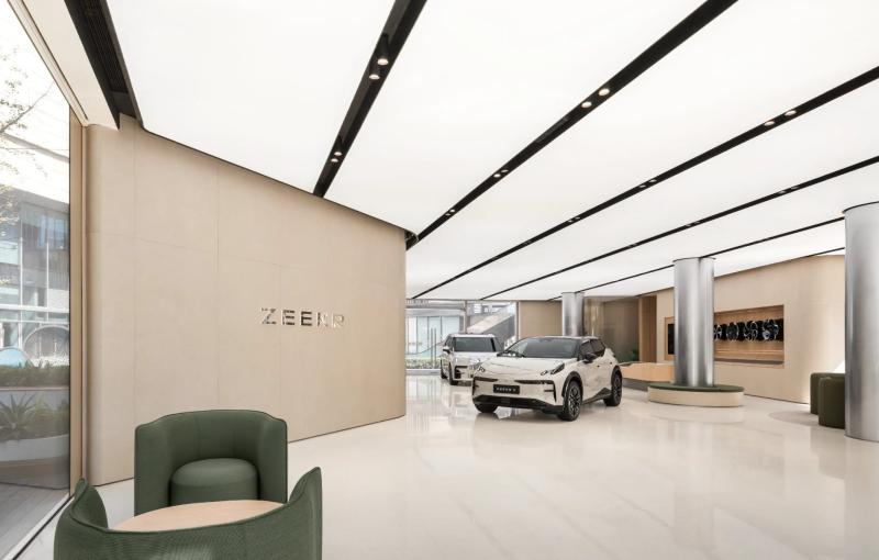 极氪汽车 ZEEKR 软膜天花吊顶照明 & 灯箱系统工程