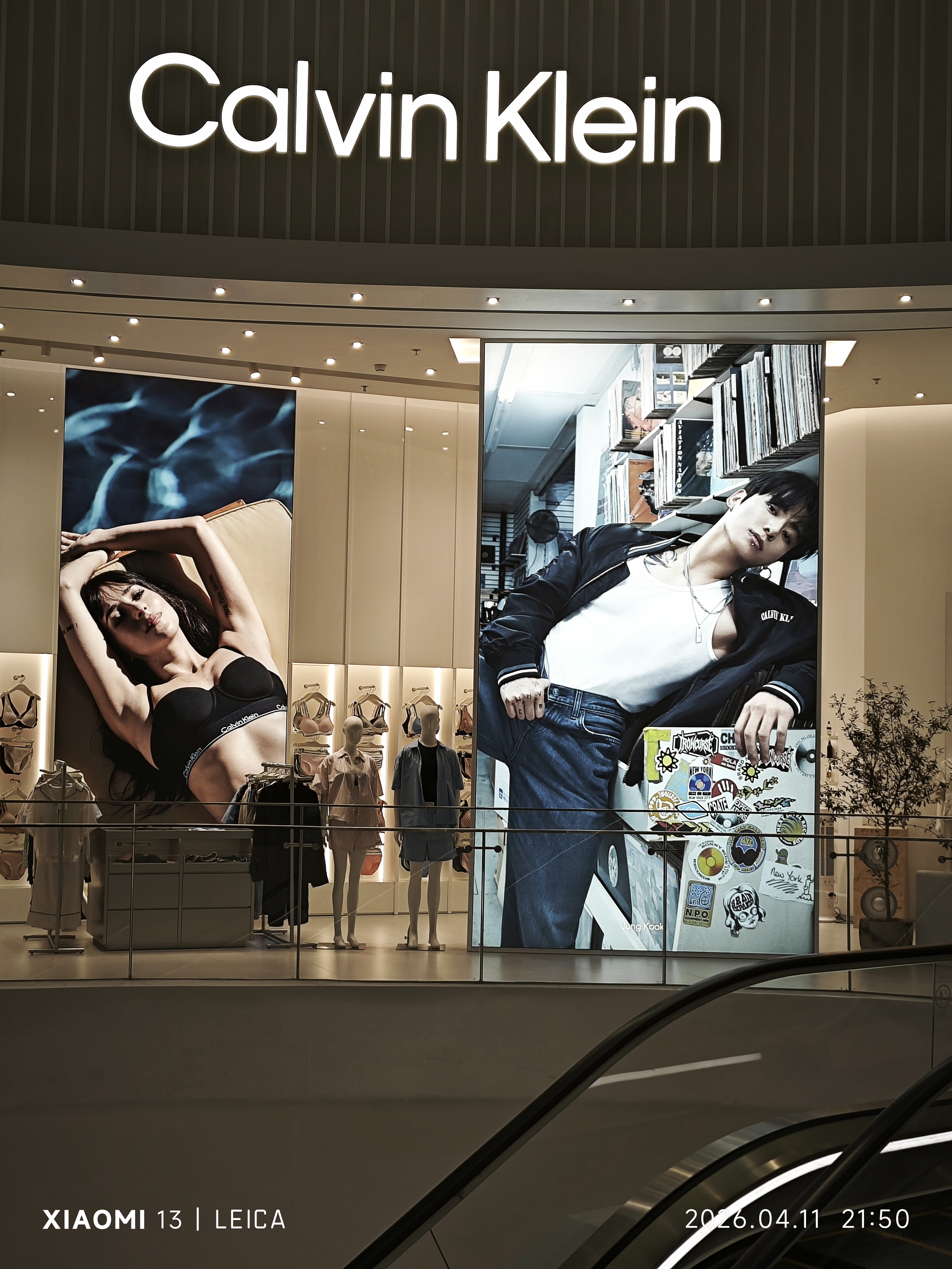 卡布灯箱在CK店的效果 卡布灯箱在CK店的效果